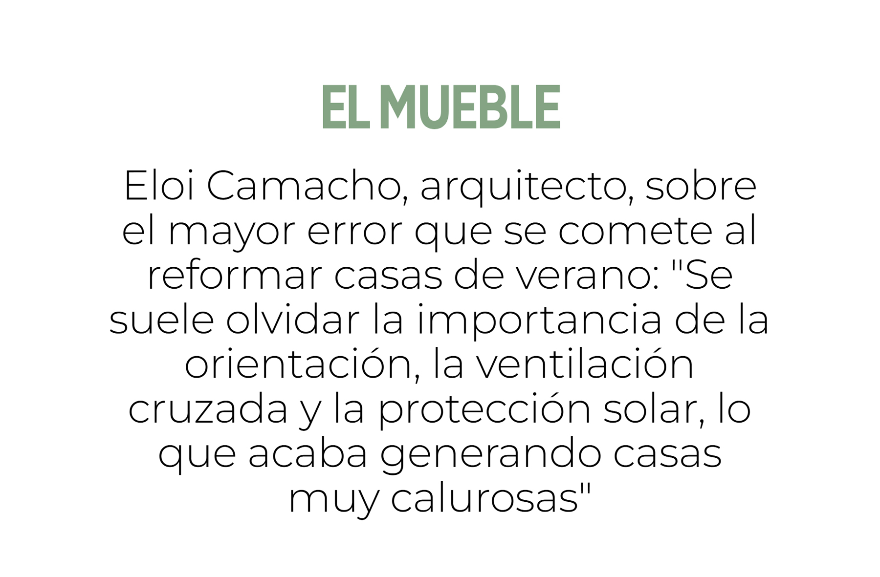 El error más común al reformar una casa de verano
