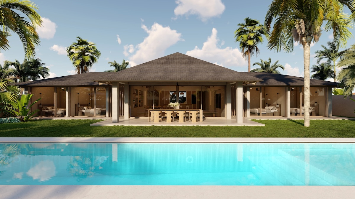 Piscina privada en villa de lujo en Kaba-Kaba Bali